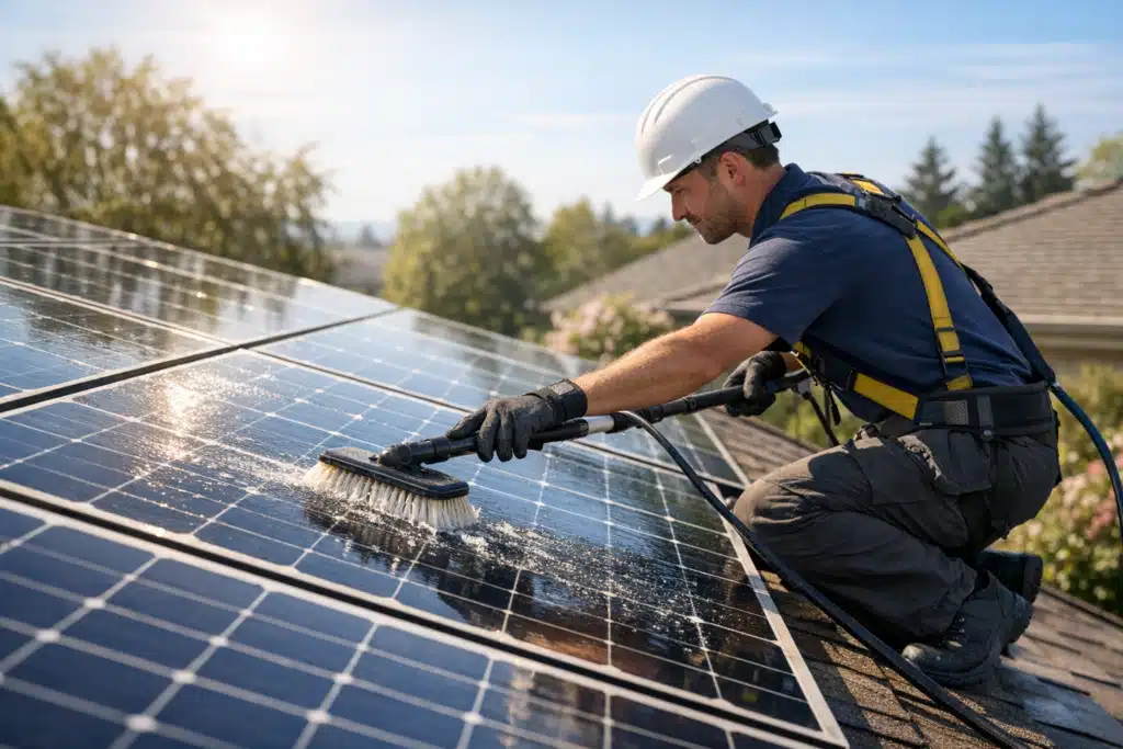 The Benefits of Solar Panel Cleaning in Late Spring - 2