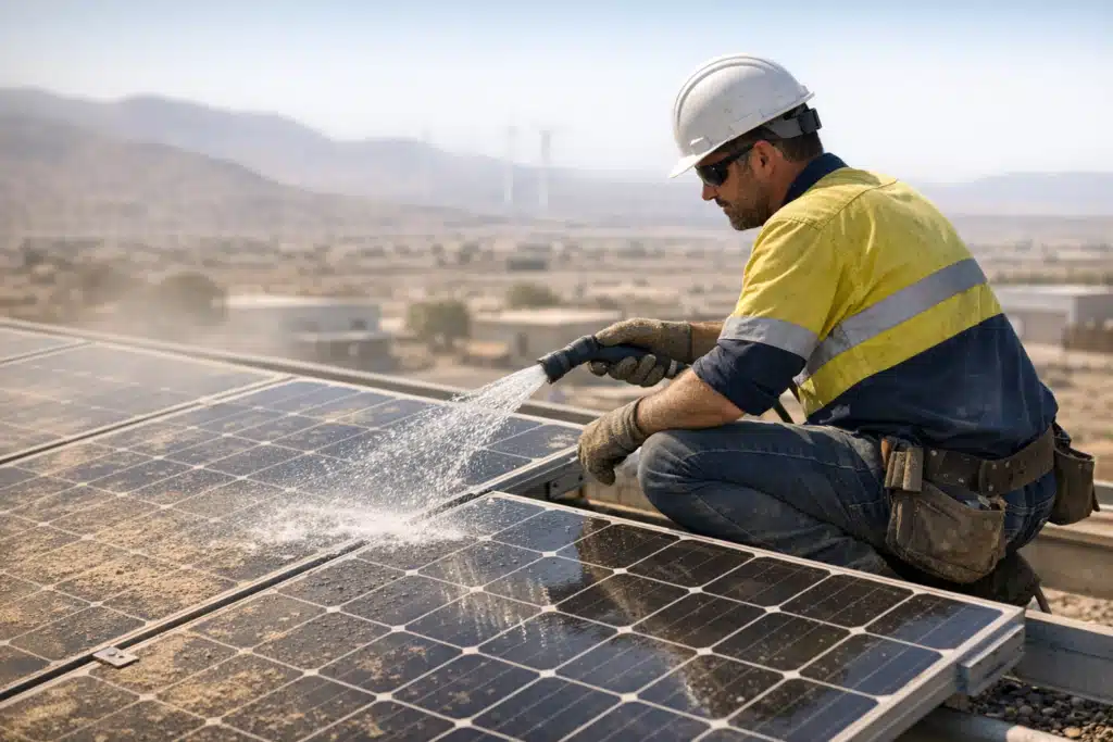 Why Summer Dust Storms Necessitate Frequent Solar Panel Cleaning - 2
